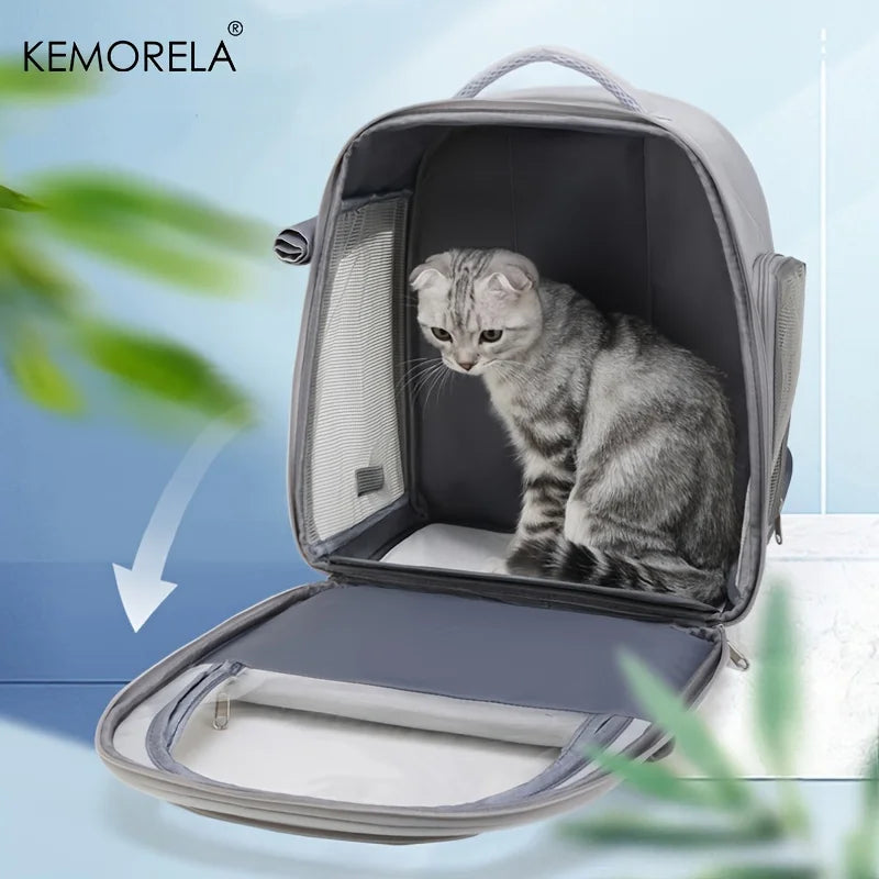 KEMORELA Large Transparent Capsule Pet Backpack – Cats & Dogs Pet Carrier Backpack Axl