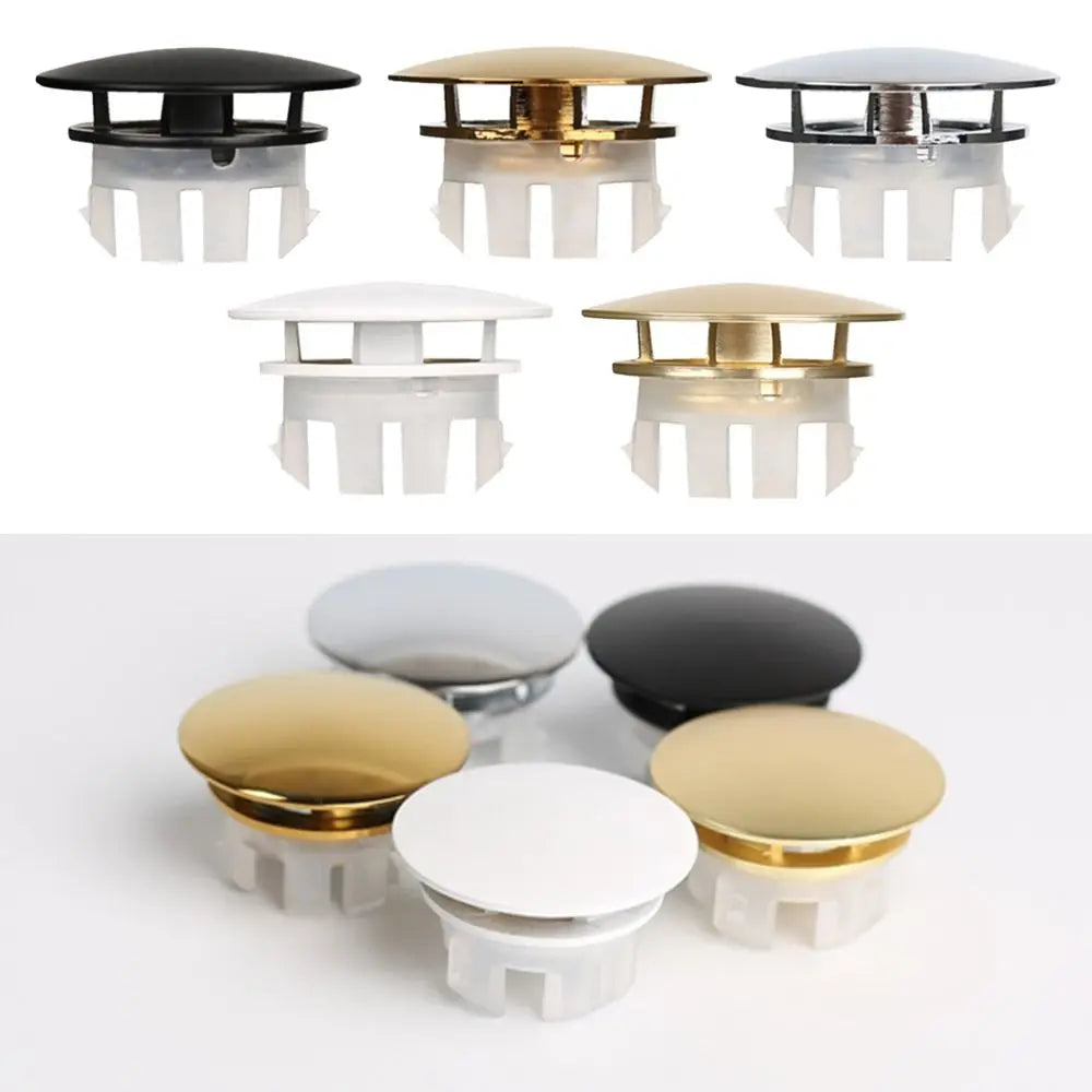 Copper Sink Overflow Cover Ring – Round Double Layer Cap Sink Overflow Cover Axl