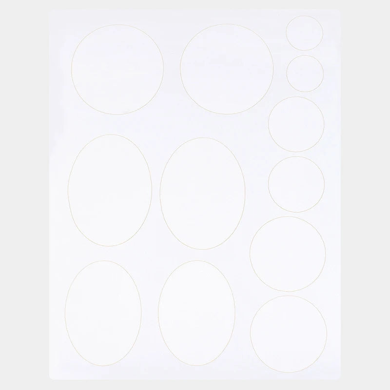Self-Adhesive Nylon Repair Patches – Assorted Colors & Shapes Fabric Repair Patches Axl white2