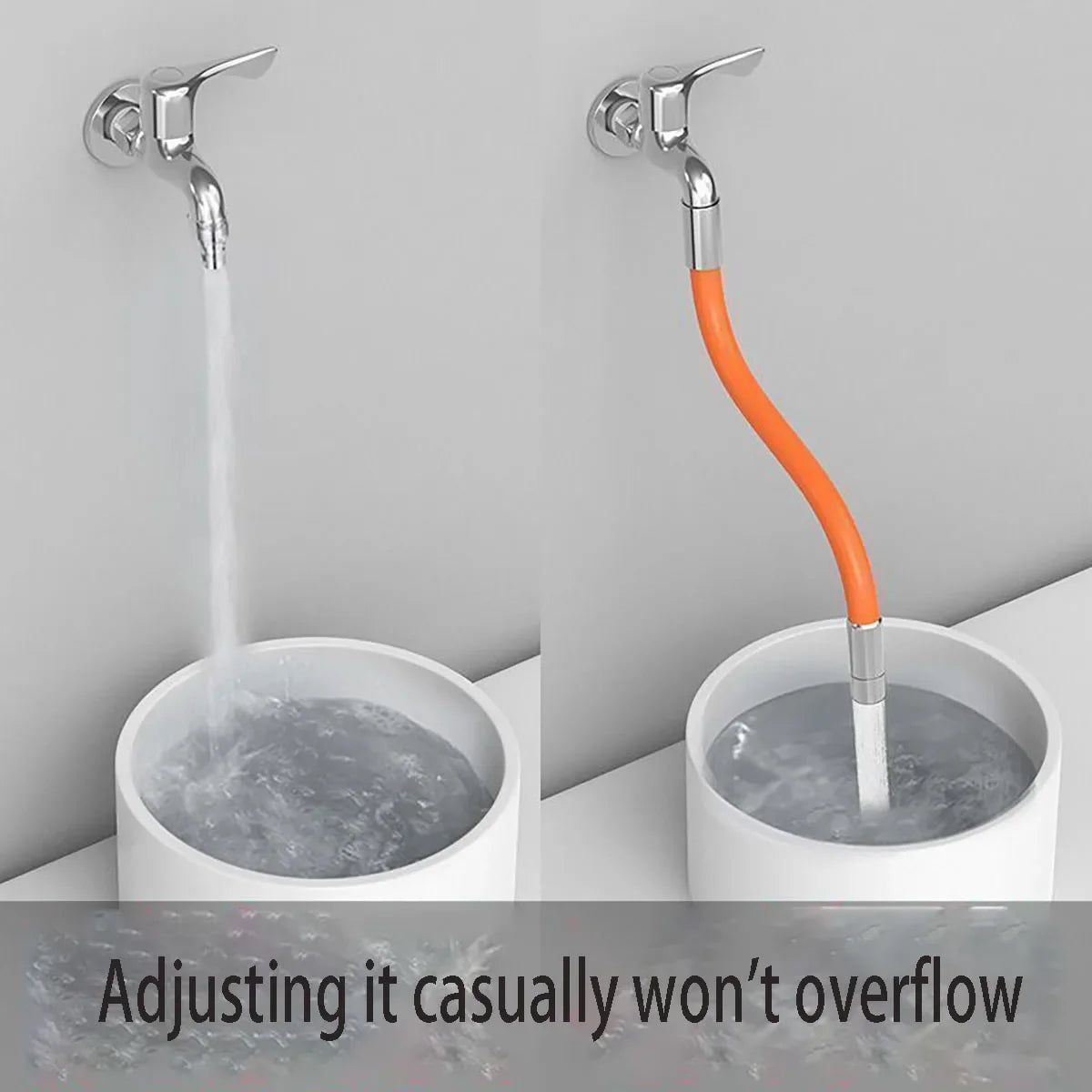 Universal Faucet Extension Pipe – Anti-Splash Water Extender Faucet Extension Pipe Axl