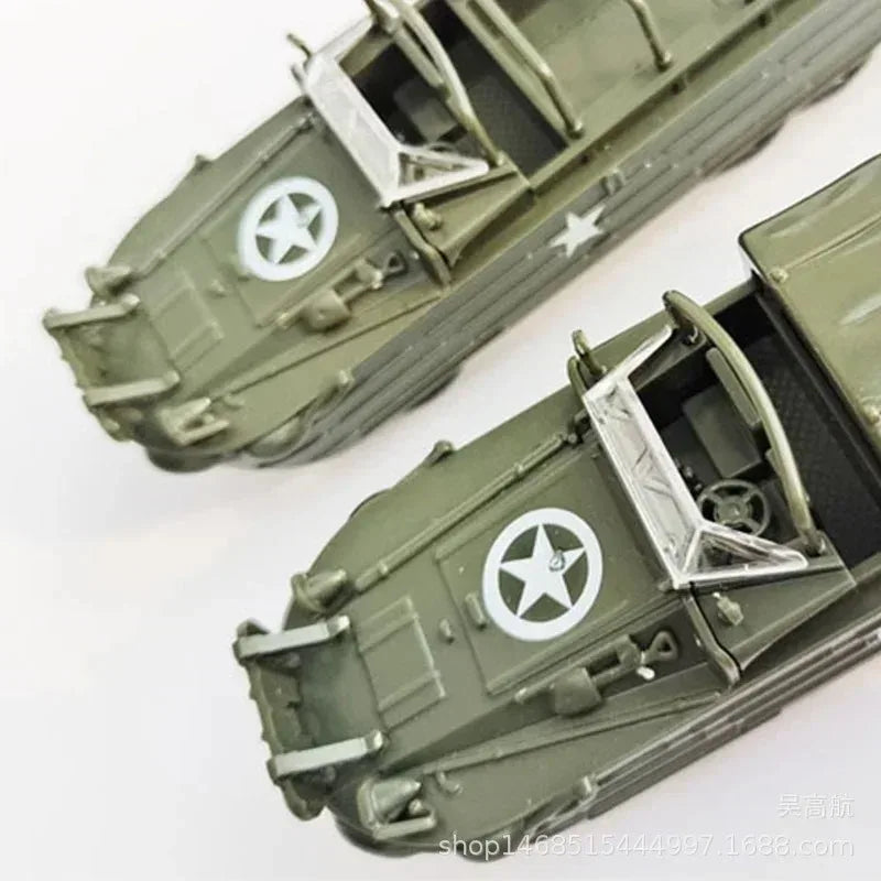 4D Military Amphibious Vehicle Model Kit – 1/72 Scale Toy Military Model Kit Axl