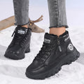 Women's Winter Plush Platform Snow Boots | Waterproof Non-Slip Women's Snow Boots Axl Black 36