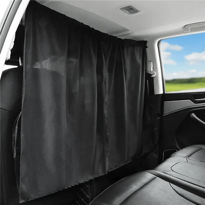 Taxi Car Privacy Partition Curtain & Sun Shade Set – 2 Pcs Car Partition Curtain Axl