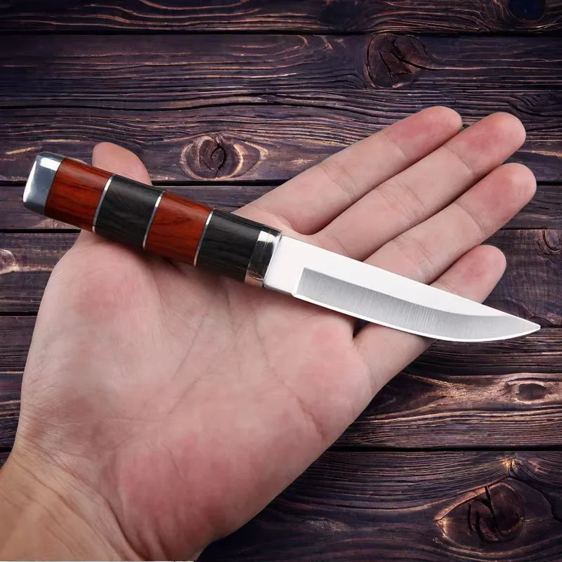 Stainless Steel Paring Knife – Wood Handle & Blade Cover Paring Knife Axl