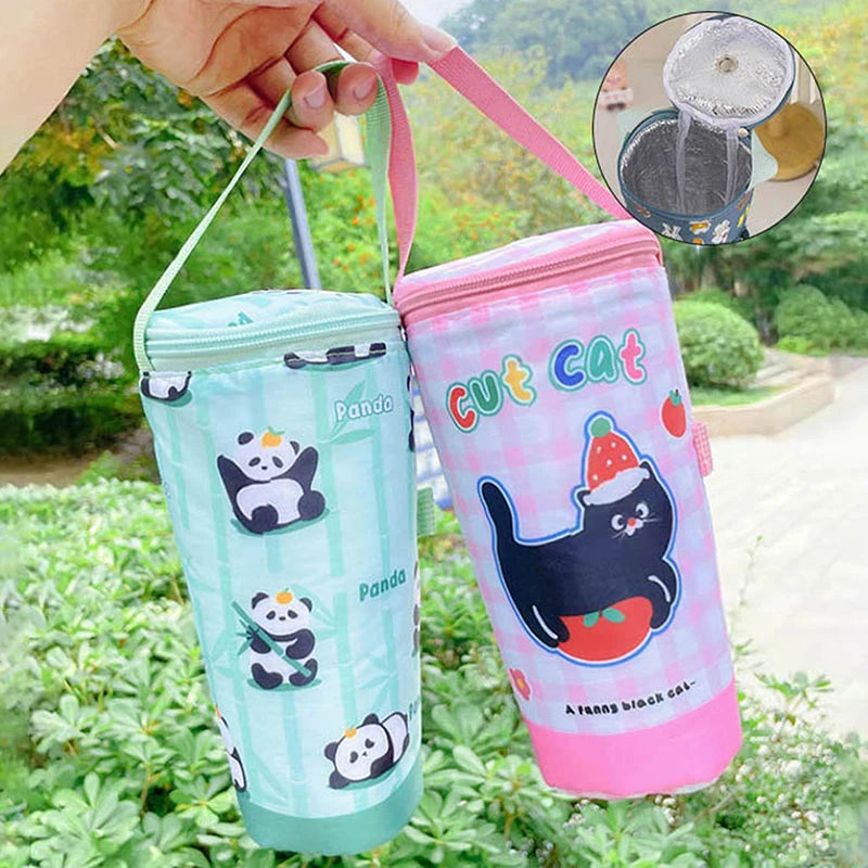 Insulated Cup Carrier Tote Bag – Oxford Cloth Tumbler Sleeve Insulated Cup Tote Bag Axl
