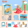 Cute Mini Puppy Pretend Play Toy Dog Doll Set – Kids Ages 3–6 Pretend Play Toy Set Axl 9PCS