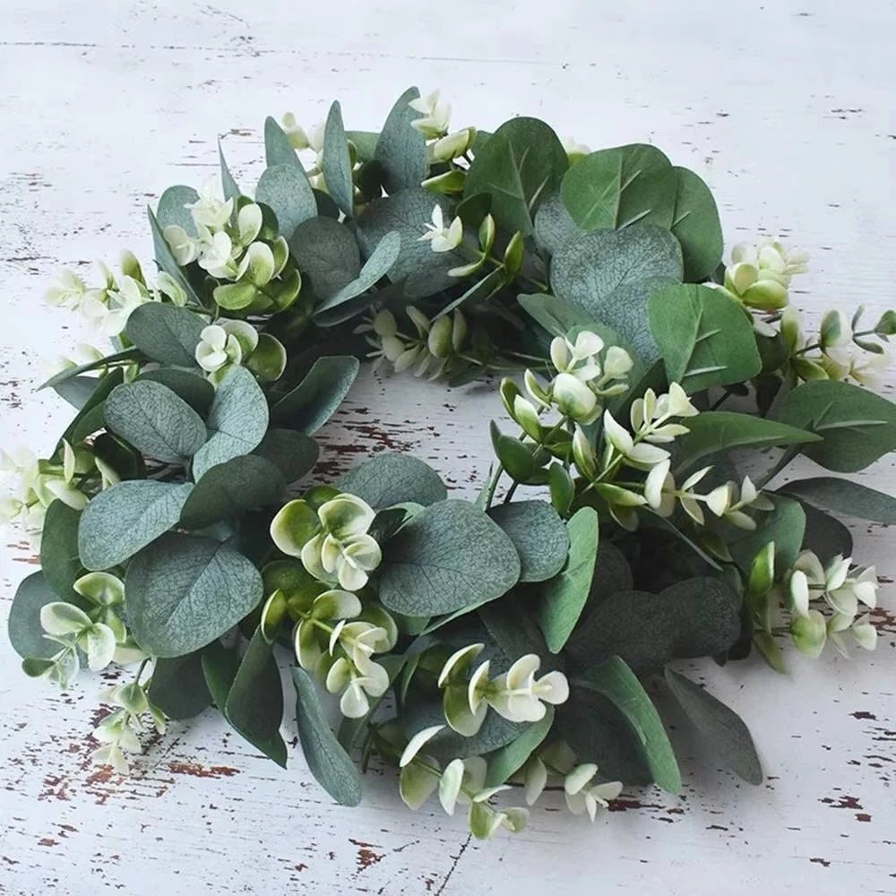 Artificial Eucalyptus Wreath – Wedding & Home Wall Decor Artificial Wreath Axl