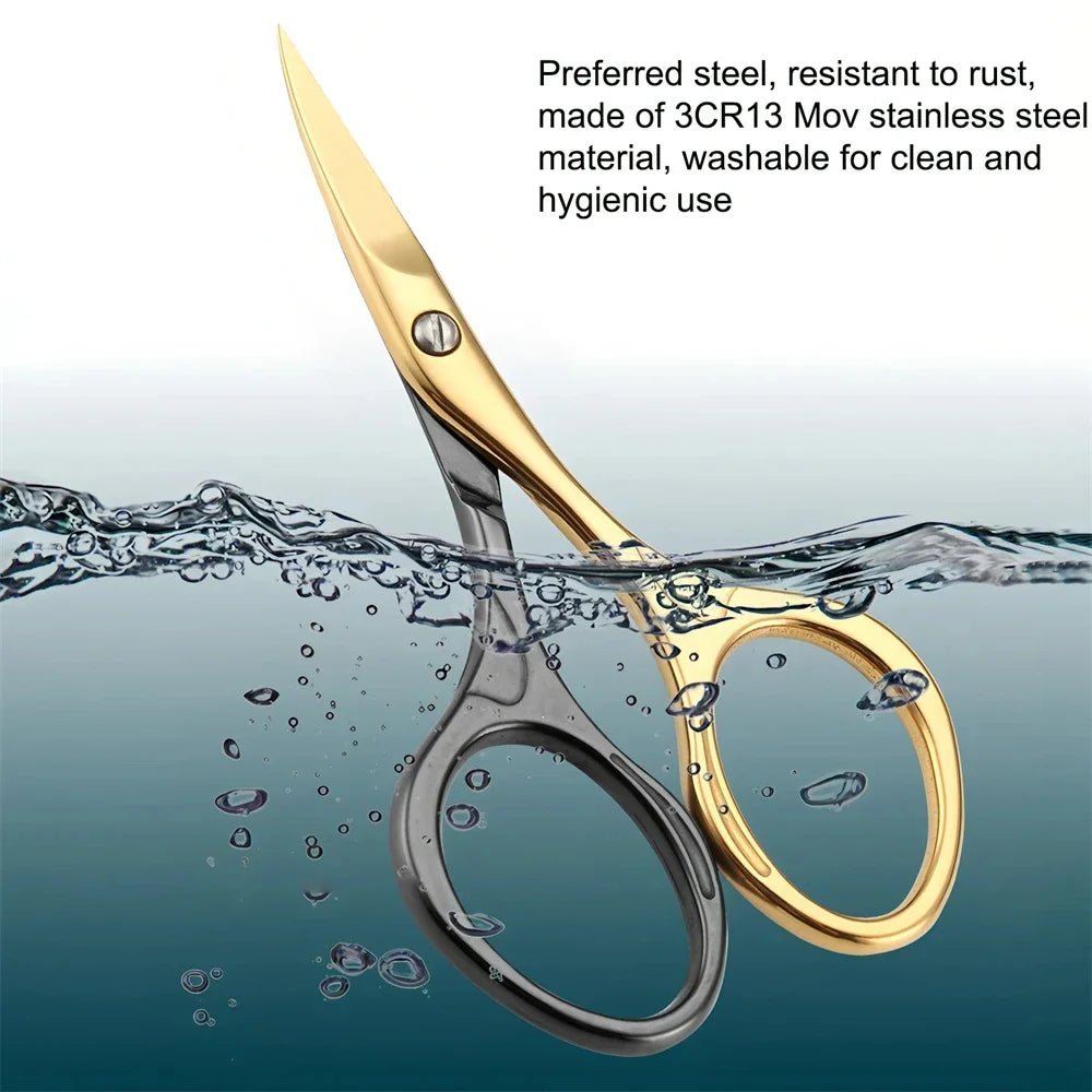 Stainless Steel Curved Nail Clippers & Hangnail Trimmer Nail Clipper Set Axl