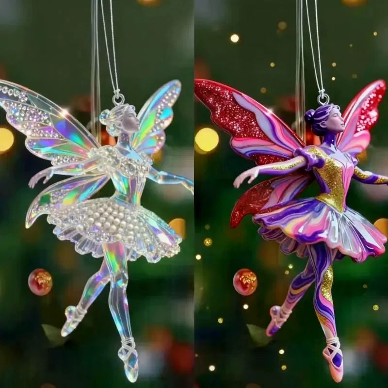 2D Acrylic Ballerina Pendant – Car Charm & Christmas Ornament Acrylic Pendant Charm Axl
