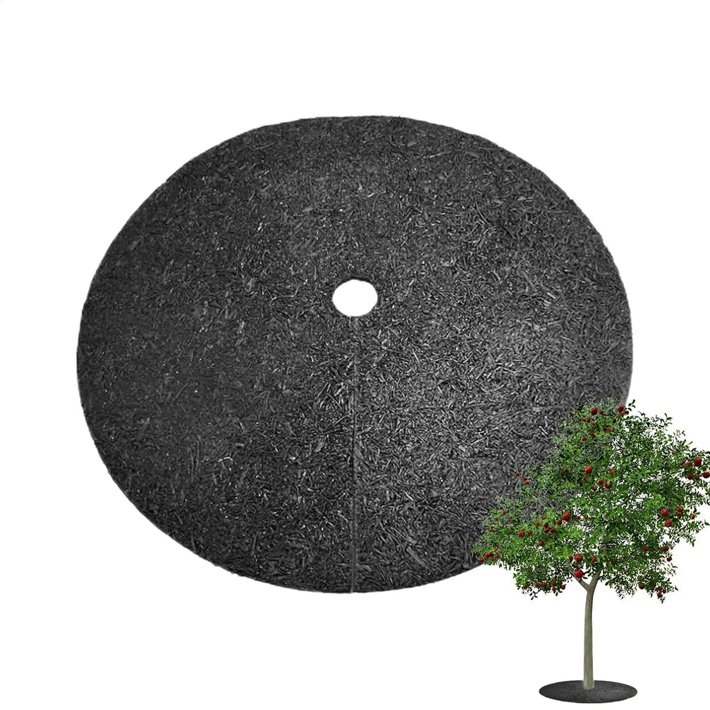 Tree Mulch Ring – Reusable Weed Control & Root Protection Mat Garden Weed Control Mat Axl