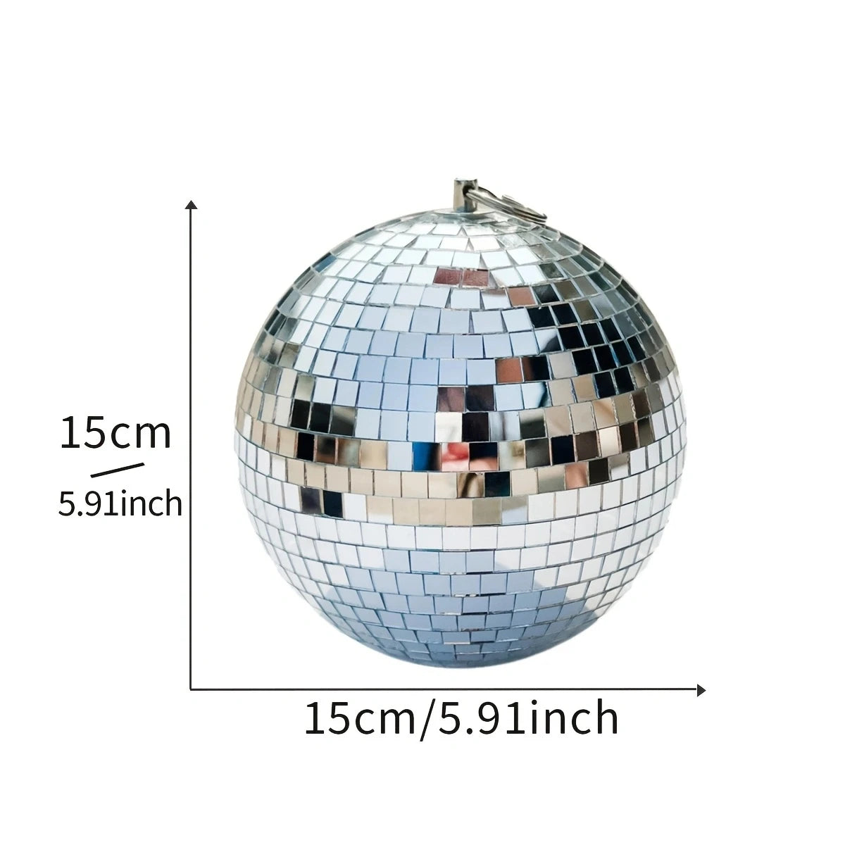 Mirror Disco Ball – Reflective Party & Wedding Decoration Mirror Disco Ball Axl 15cm