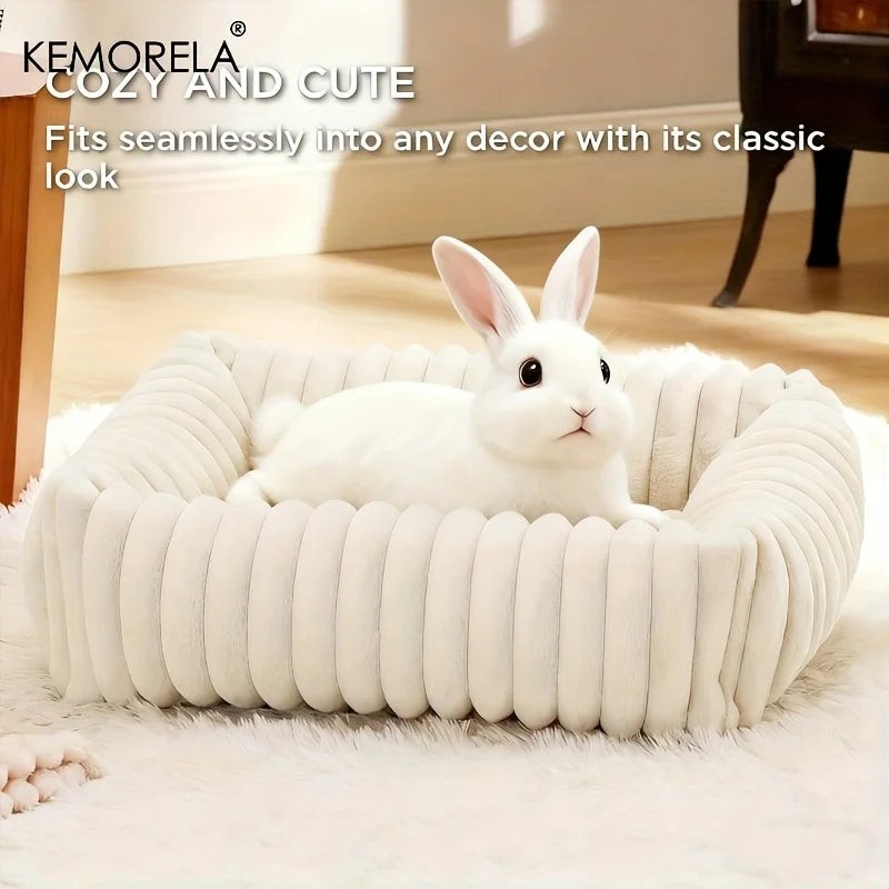 Soft Small Pet Bed – Hamster, Rabbit & Guinea Pig Sleeping Nest Small Pet Bed Axl White