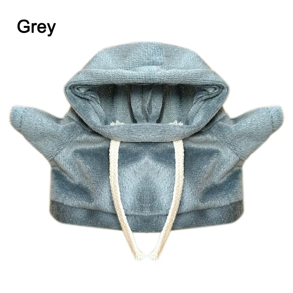 Fashion Doll Clothes – Cotton Hoodie for 20–25cm Dolls Doll Clothes Axl Grey