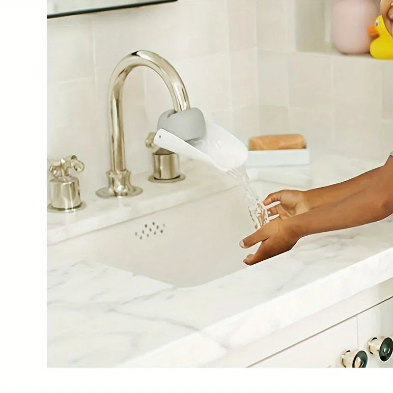 Baby Faucet Extender – Adjustable Angle Kids Hand Wash Aid Faucet Extender Axl