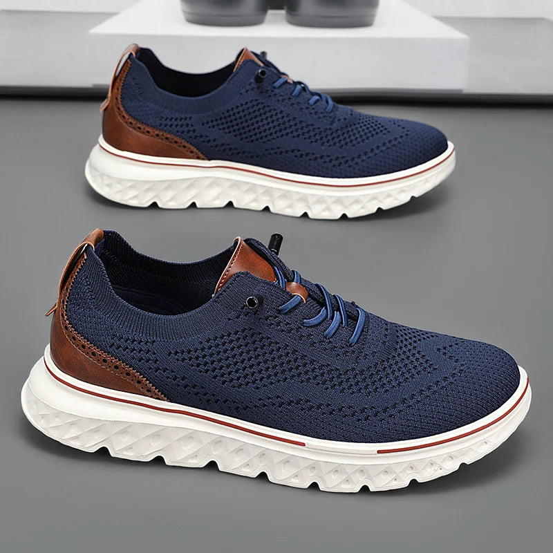 Men's Lightweight Breathable Sneakers – Low Top Walking Shoes Men's Sneakers Axl