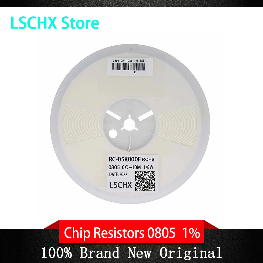 5000 Pcs 0805 SMD Chip Resistors 1% 1/4W – 0Ω to 10MΩ Kit SMD Resistor Kit Axl 27R