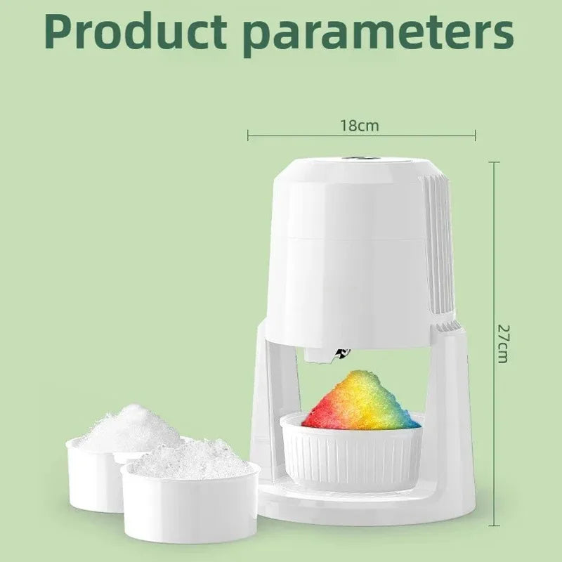 BALASHOV Electric Ice Shaver & Crusher – 130W Two-Speed Electric Ice Shaver Axl