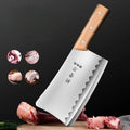 PLYS Stainless Steel Bone Cleaver – Multi-Function Kitchen Knife Bone Cleaver Knife Axl Bone knife