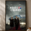 House of Cards TV Poster – Self-Stick HD Wall Art Decor Wall Art Poster Axl White14 15X20cmNoframe