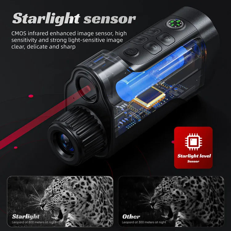 2" HD Full-Color Infrared Digital Night Vision Monocular Night Vision Monocular Axl