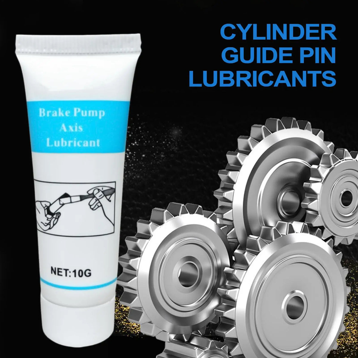 10g Brake Lubricant Grease – High-Temp Caliper & Guide Pin Brake Lubricant Grease Axl