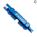 Bike Valve Core Removal Tool – Presta & Schrader Wrench Bike Valve Tool Axl Blue
