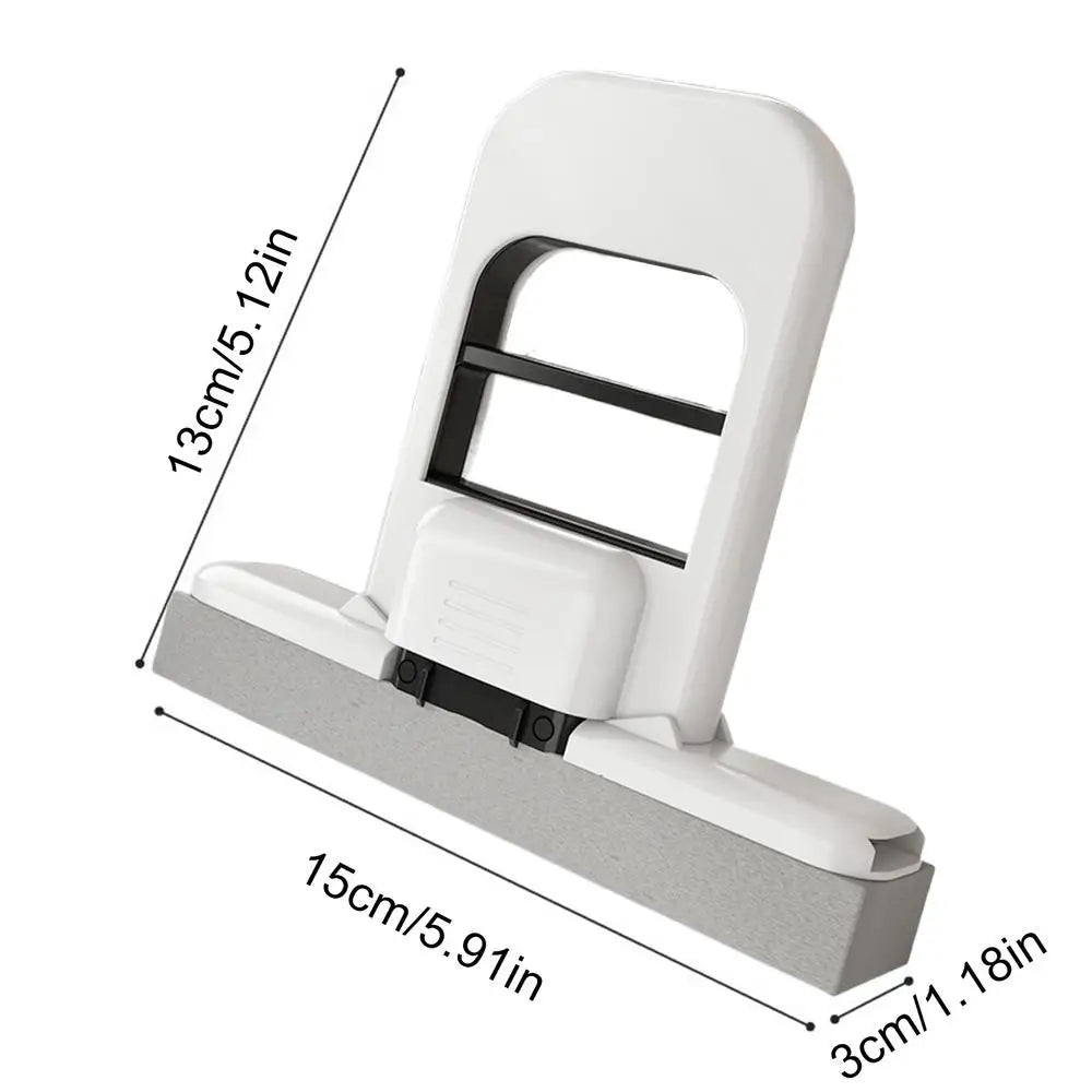 Mini Self-Squeeze Sponge Mop – Foldable Handheld Cleaner Handheld Sponge Mop Axl Black