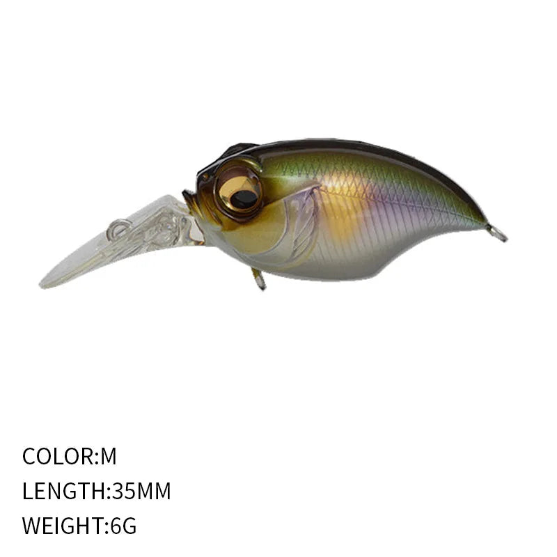 6g 42mm Floating Crankbait Lure – Bass, Perch & Pike Wobbler Fishing Crankbait Lure Axl M-1pcs