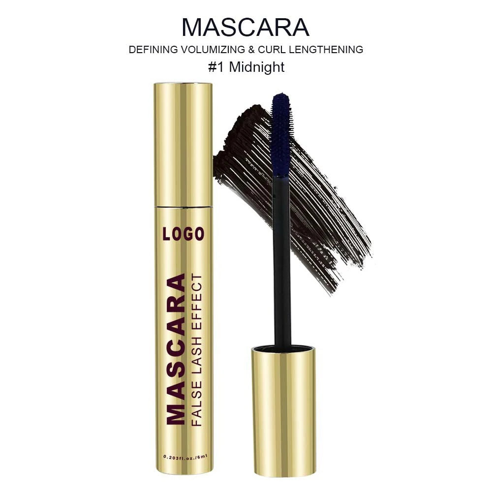 Waterproof Lengthening Brown Mascara – Vegan Private Label Mascara Axl 01 Straight Head 30pcs with logo