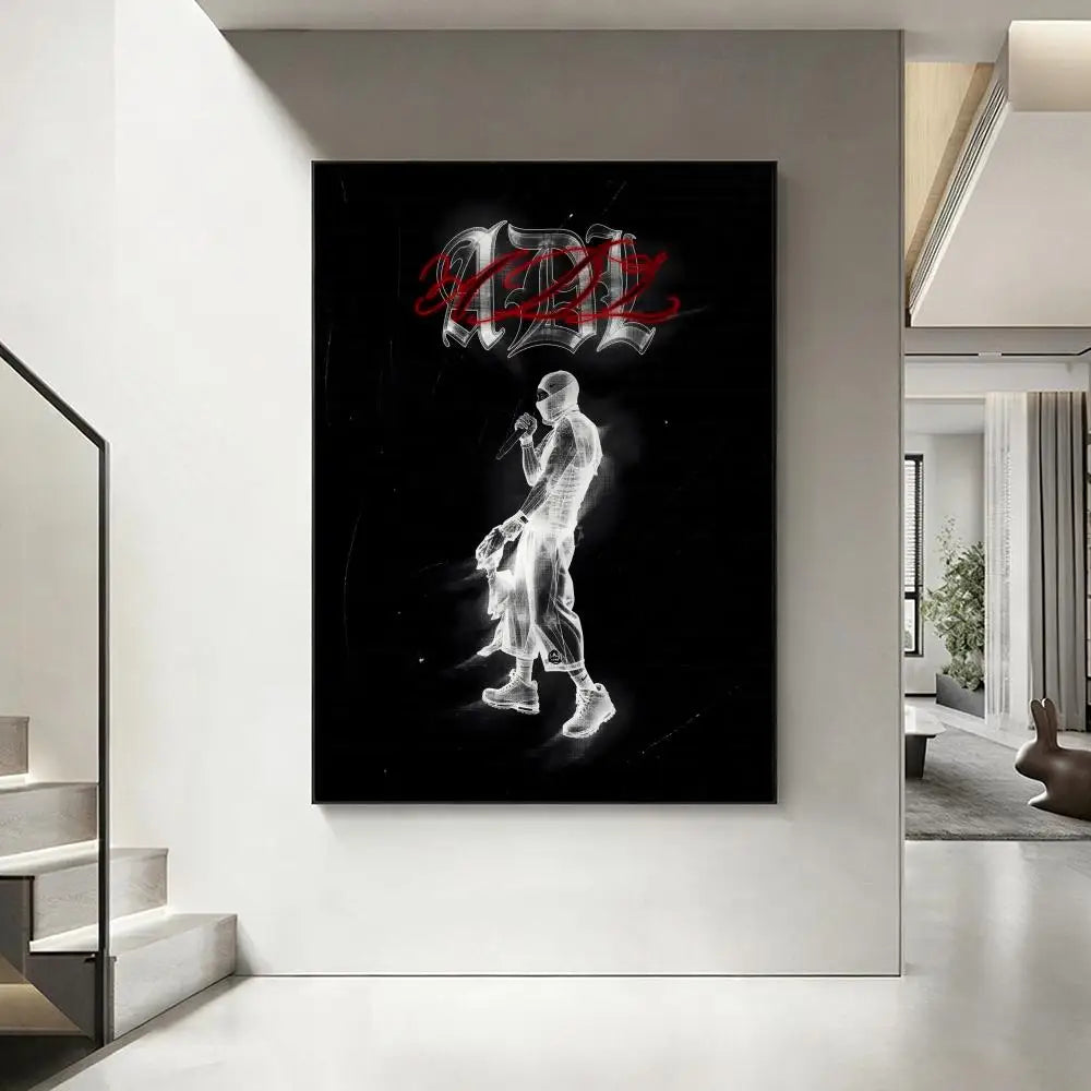 Yeat Rapper HD Poster – Aesthetic Wall Art Print | Home Decor Wall Art Poster Axl White6 21X30cmNoframe