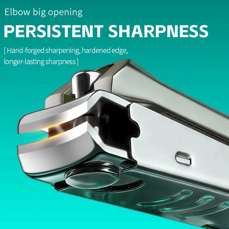 Stainless Steel Nail Clipper Set – Anti-Splash Manicure Kit Nail Clipper Set Axl