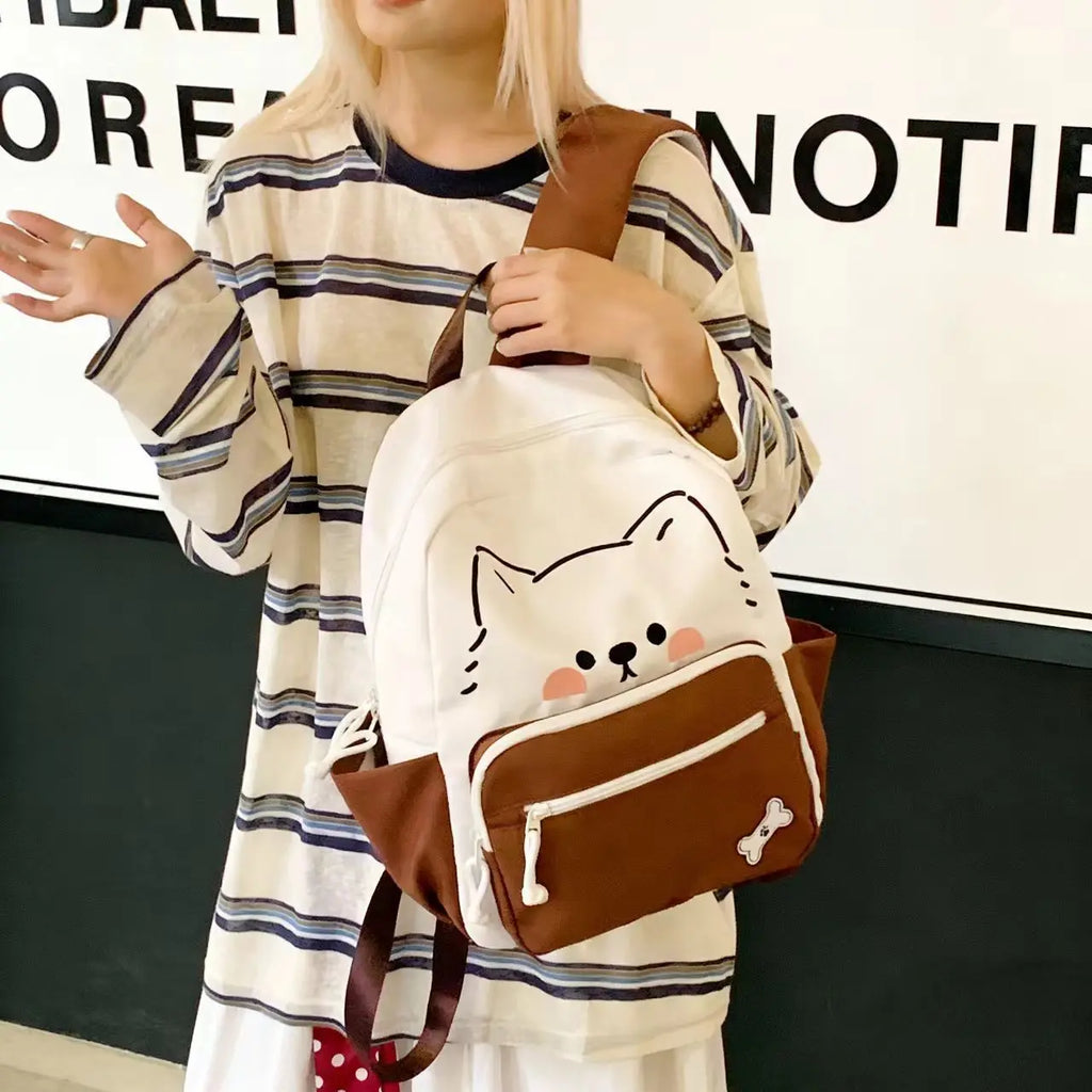 Kawaii Kitty Mini Backpack – Kids & Women's Cute Schoolbag Kids Mini Backpack Axl