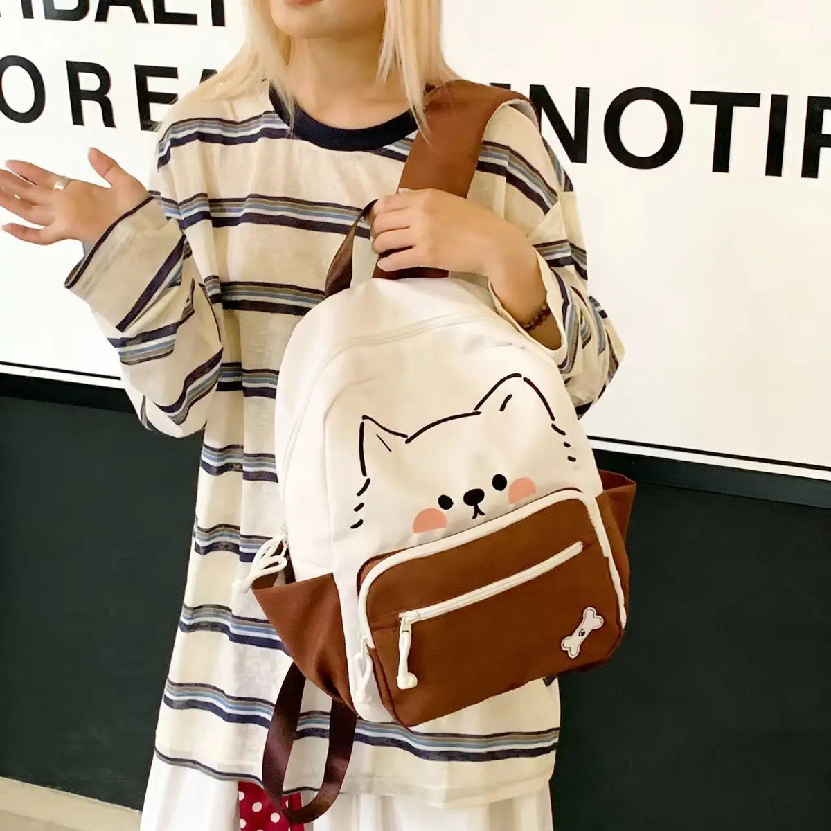 Kawaii Kitty Mini Backpack – Kids & Women's Cute Schoolbag Kids Mini Backpack Axl
