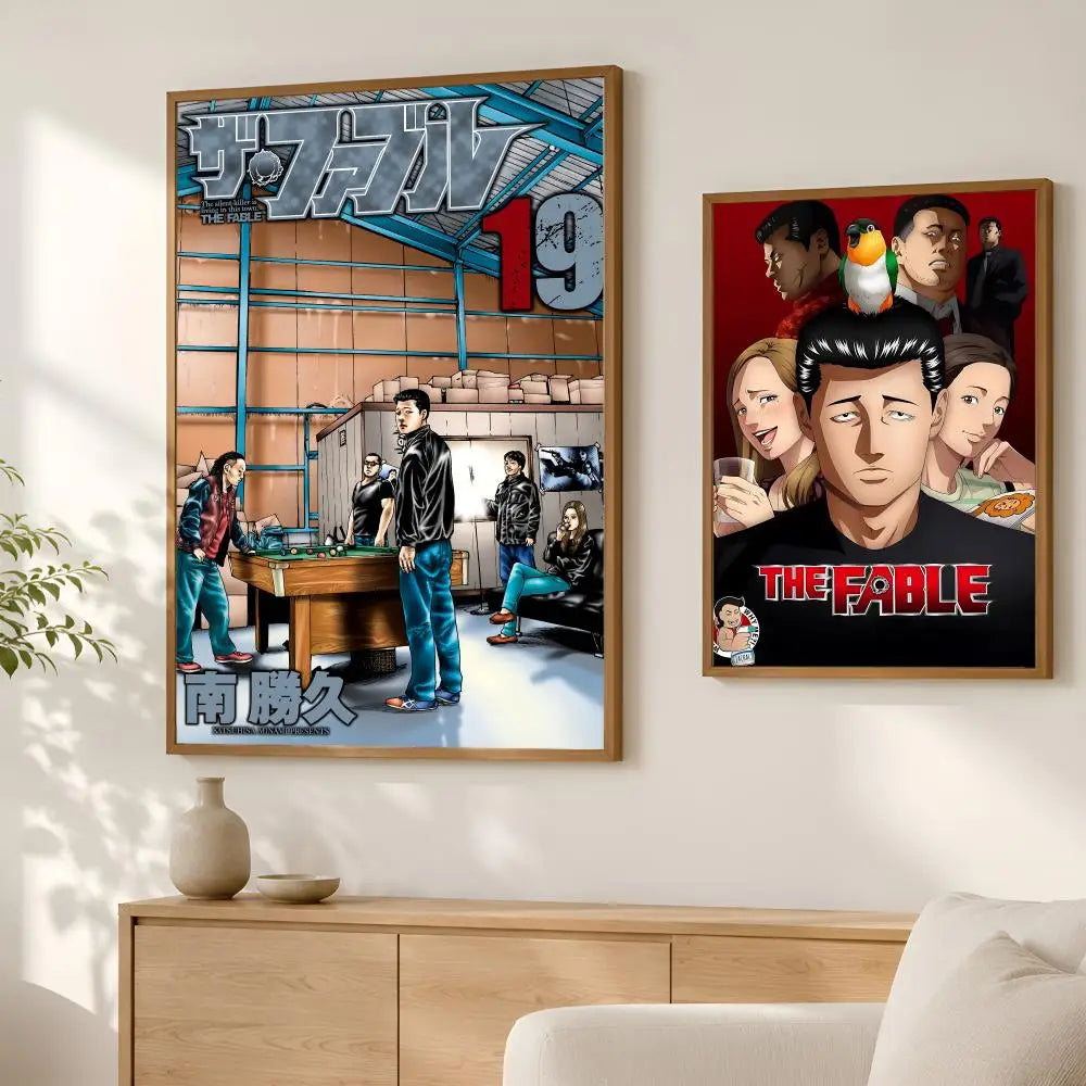 The Fable Manga Wall Poster – Self-Stick HD Waterproof Decor Wall Art Poster Axl