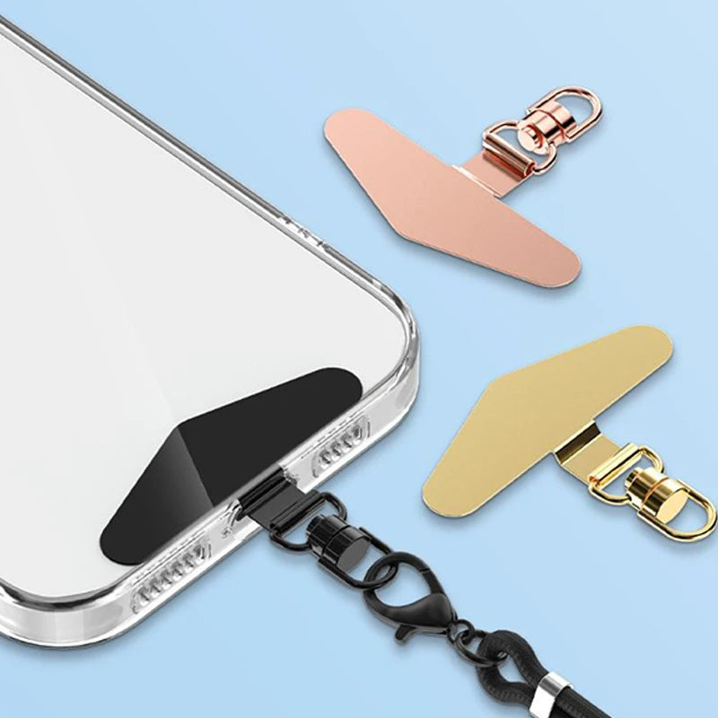 Steel Phone Lanyard Clip Patch – 360° Metal Strap Tab Phone Lanyard Clip Axl