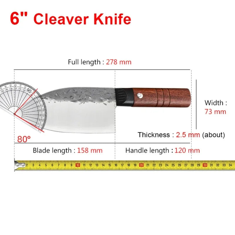 InLeung Handmade Forged Boning Knife – Wood Handle Chef Knife Boning Knife Axl