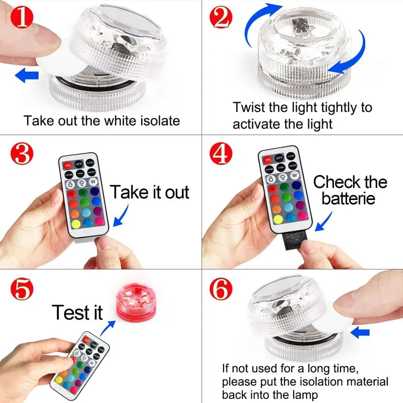 Solar Floating Pool Light – RGB LED 13-Color with Remote Solar Pool Light Axl