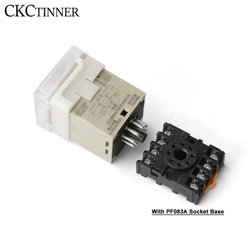DH48S Digital Time Relay Programmable Cycle Delay Din Rail Digital Time Relay Axl