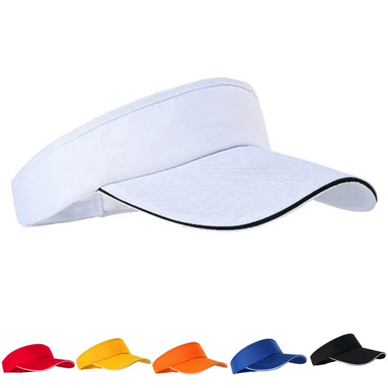 Adjustable Unisex Sun Visor Cap – Breathable Sport Golf Hat Sport Visor Cap Axl