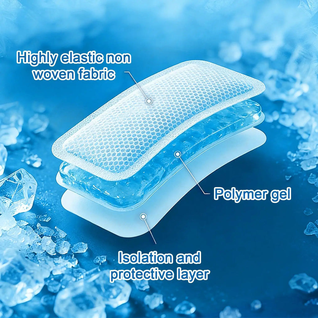 Instant Cooling Patches 7 Pcs – Cold Compress Gel Sheets Cooling Gel Patches Axl