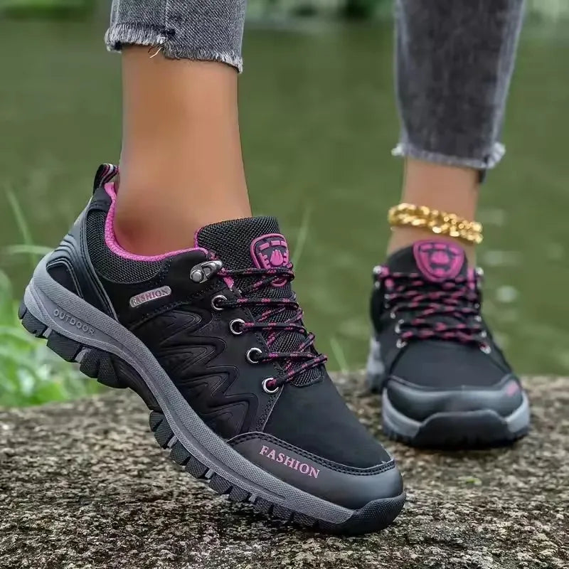 Women's Breathable Mesh Hiking Sneakers – Anti-Slip Outdoor Shoes Women's Hiking Sneakers Axl