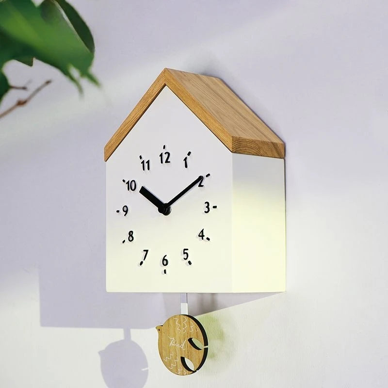 Nordic Silent Wall Clock – Modern Resin Pendulum Home Decor Silent Wall Clock Axl