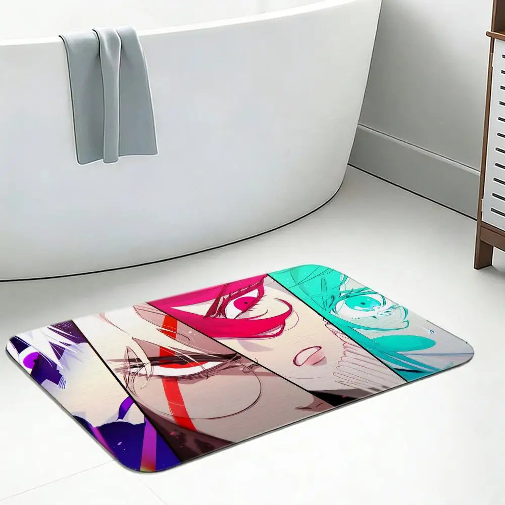 Dandadan Diatomite Bath Mat – Quick Dry & Non-Slip Anime Mat Diatomite Bath Mat Axl