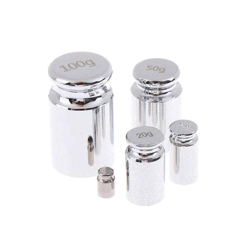 M1 Chrome Calibration Weights Set 2g–100g for Digital Scales Calibration Weight Set Axl