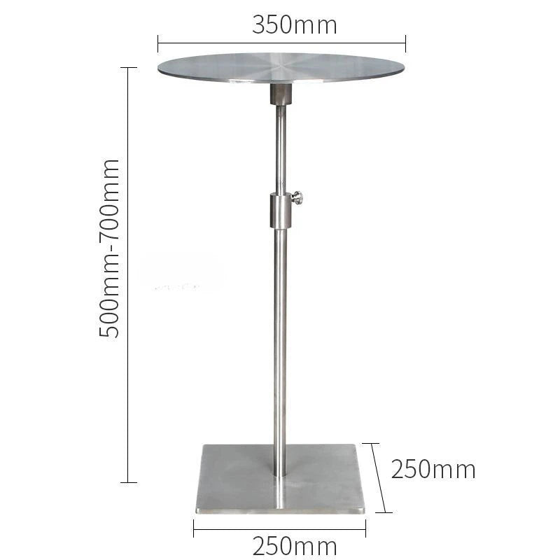 Adjustable Height Round Coffee Table | Modern Stainless Steel Coffee Table Axl Round