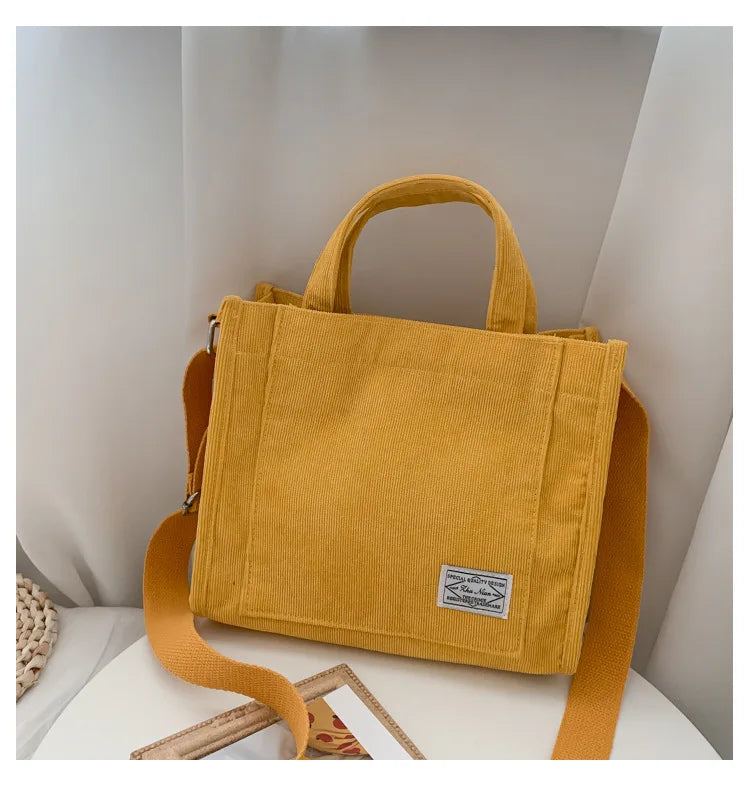Women's Corduroy Crossbody Bag – Retro Vintage Shoulder Bag Crossbody Shoulder Bag Axl 5
