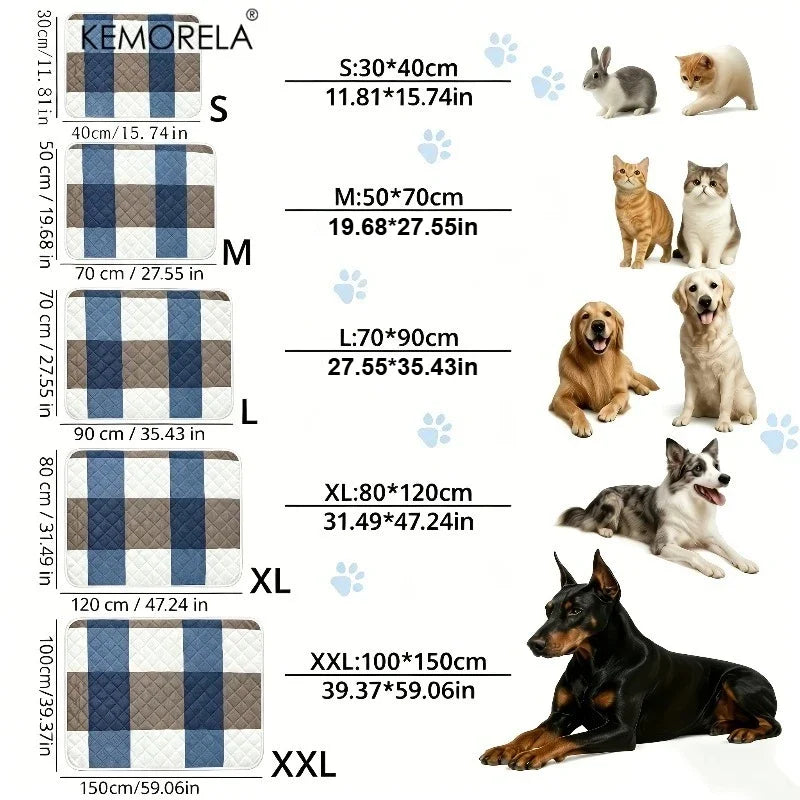 KEMORELA Dog & Cat Cooling Mat – Washable Ice Pad All Sizes Pet Cooling Mat Axl