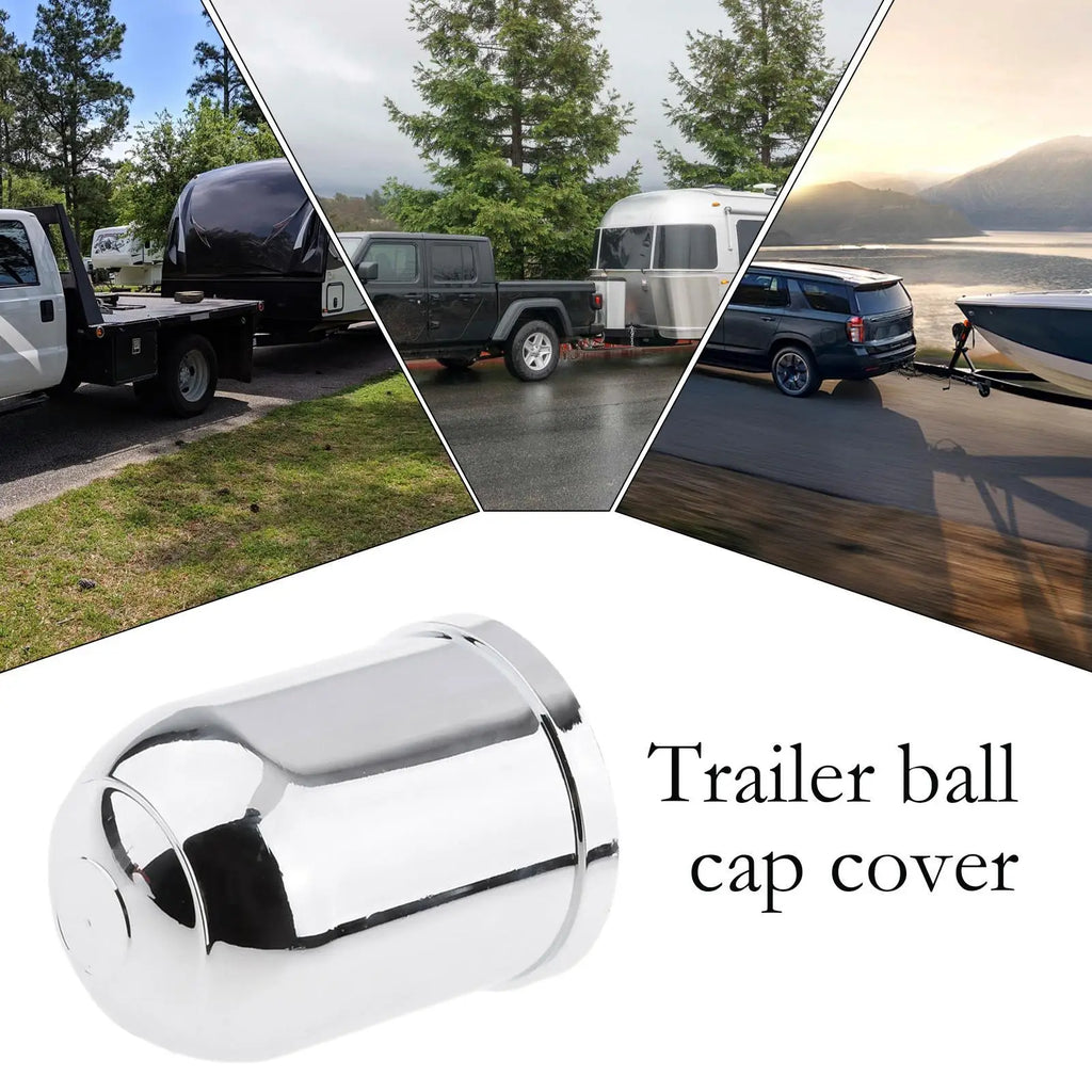 Universal Trailer Hitch Ball Cover with Elastic Clips | ABS Trailer Hitch Cover Axl