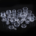 17-Pc 1:12 Dollhouse Miniature Transparent Tableware Set Dollhouse Miniature Set Axl Set