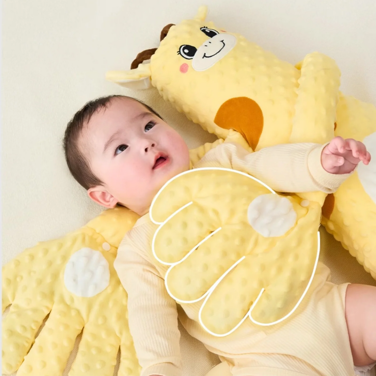 Infant Sleep Patting Toy – Animal Cushion for Babies 0–12M Baby Sleep Toy Axl